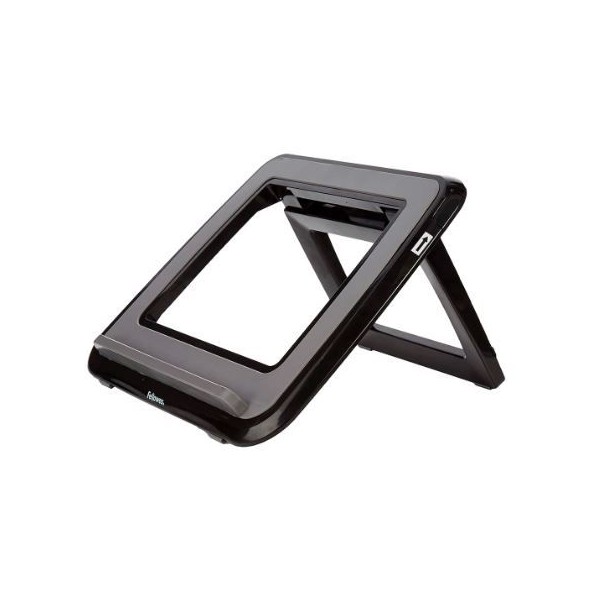 SUPORTE ELEVADOR P/ PORTATIL FELLOWES I-SPIREL ATE 17" AJUSTAVEL 7 ANGULOS DIFERENTES  320X286X42mm PRETO