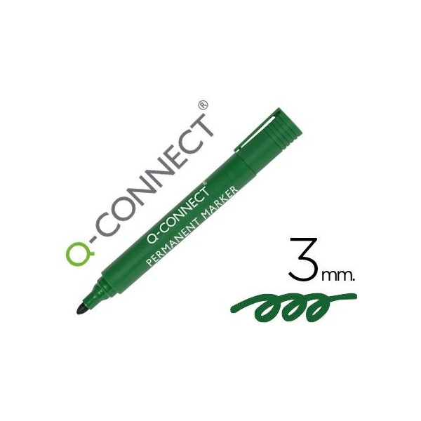 MARCADOR PERMANENTE QC PT-CN 2a3MM VERDE