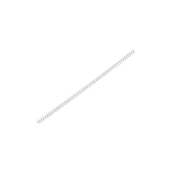 ARGOLAS ESPIRAL METALICAS PASSO 5:1 10MM PRATA