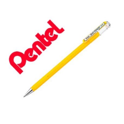 ESFEROGRAFICA ROLLER GEL PENTEL MATTEHOP K110 1.0mm AMARELO