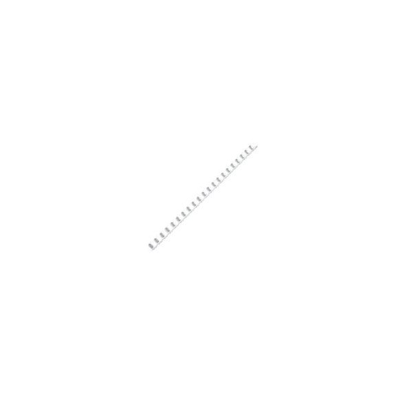 ARGOLAS PVC ENCADERNAR 16MM 130FLS BRANCO 100unid.