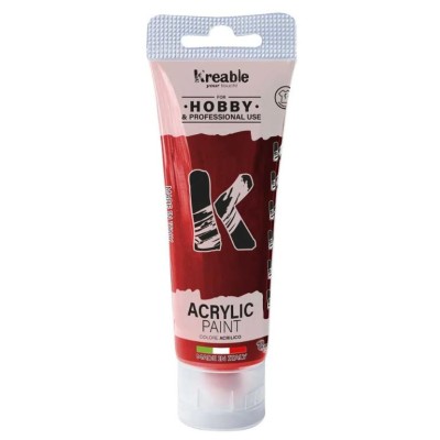 BISNAGA TINTA ACRILICA TOY COLOR 75ML VERMELHO