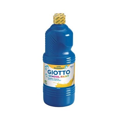 GUACHE LIQUIDO GIOTTO ESCOLAR (LAVAVEL )1LT AZUL ESCURO