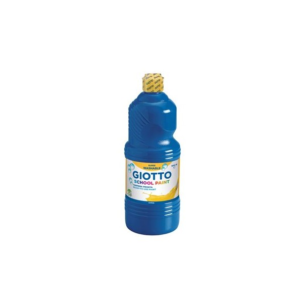 GUACHE LIQUIDO GIOTTO ESCOLAR (LAVAVEL )1LT AZUL ESCURO
