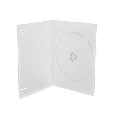 CAIXA PARA CD/DVD SLIM 7mm - RETANGULAR TRANSPARENTE