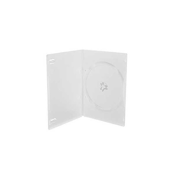 CAIXA PARA CD/DVD SLIM 7mm - RETANGULAR TRANSPARENTE