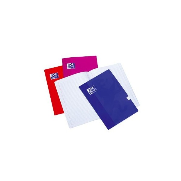 CADERNO AGRAFADO CAPA PLASTIFICADA OXFORD A5 48FLS 90gr. QUADRICULADO CORES SORTIDAS