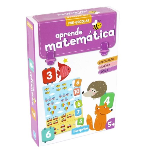 JOGO EDUCATIVO EUROPRICE PRE-ESCOLAR - APRENDE MATEMATICA