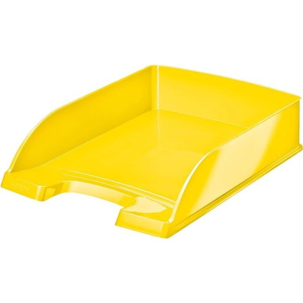 TABULEIRO PLASTICO PORTA DOCUMENTOS LEITZ WOW OPACO AMARELO LIMAO