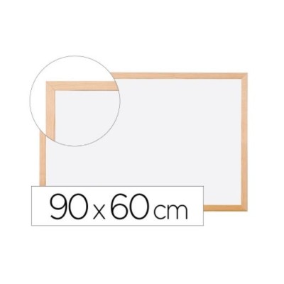 QUADRO BRANCO DE PAREDE QC  60x90cm C/ MOLDURA MADEIRA
