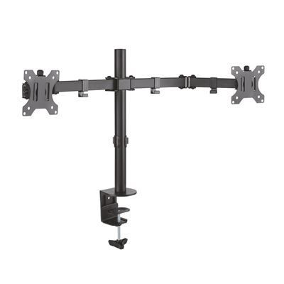SUPORTE "DUPLO" ROTATIVO AISENSP P/ MONITOR LCD 13P a 32P - PRETO