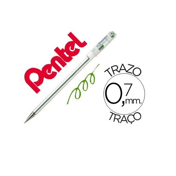 ESFEROGRAFICA PENTEL BK77 0,7MM VERDE