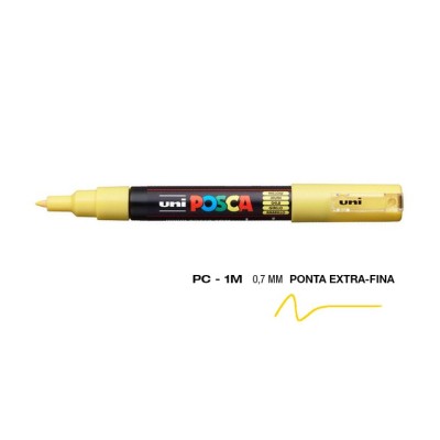 MARCADOR UNIBALL POSCA PC1M 0,7mm AMARELO