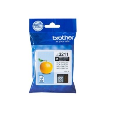 TINTEIRO BROTHER LC3211 PRETO ORIGINAL