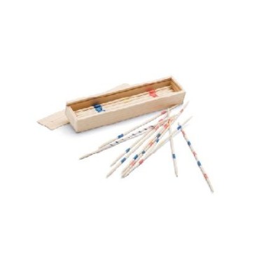 JOGO DO MIKADO EM CAIXA DE MADEIRA 193x45x26mm