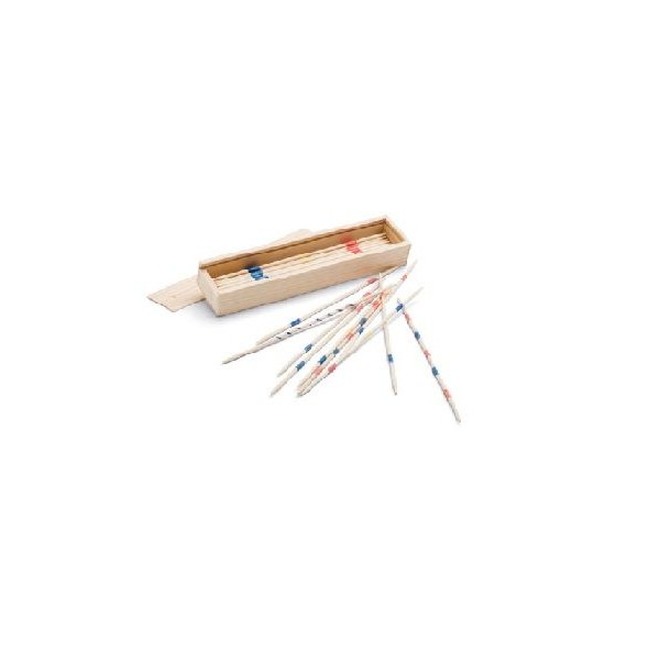 JOGO DO MIKADO EM CAIXA DE MADEIRA 193x45x26mm