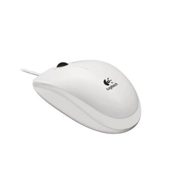 RATO LOGITECH B100 BRANCO C/FIO
