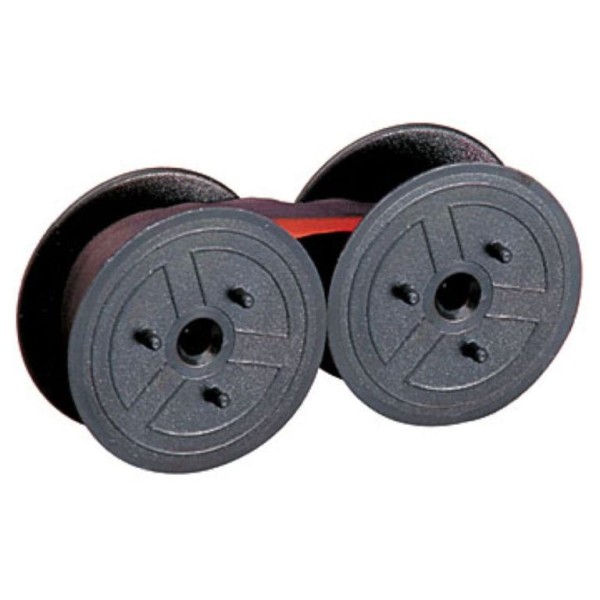 FITA COMPATIVEL C/ SEIKO GR24/41/42/51 13x6 NYLON 2 BOBINES PRETO/VERMELHO
