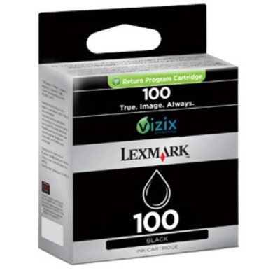 TINTEIRO LEXMARK Nº 100 PRETO ORIGINAL
