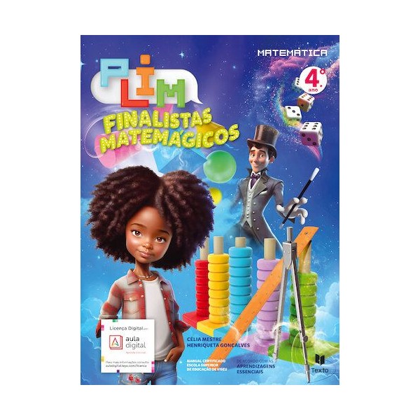 Livro Plim Matemática 4.º ano - Manual do Aluno 2025