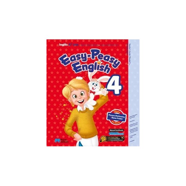 Livro Easy-Peasy English - Inglês - 4.º Ano Manual 2025