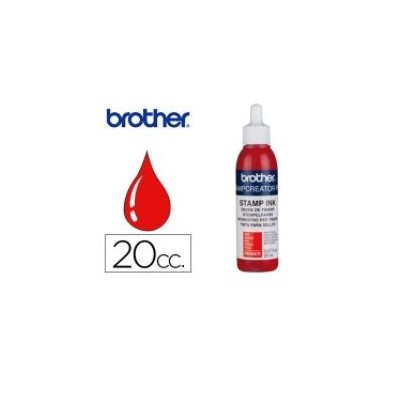TINTA PARA CARIMBO BROTHER VERMELHO