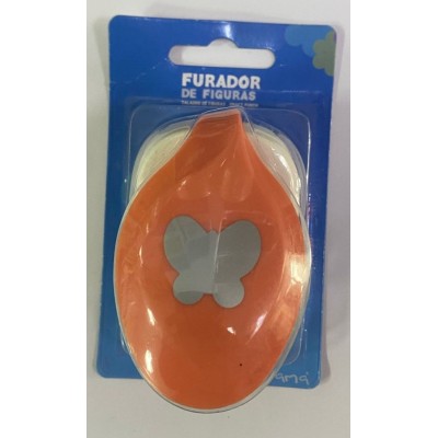 FURADOR P/ PAPEL / GOMA EVA 26mm FIGURA BORBOLETA