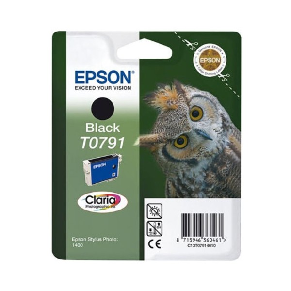 TINTEIRO EPSON T0791 PRETO ORIGINAL