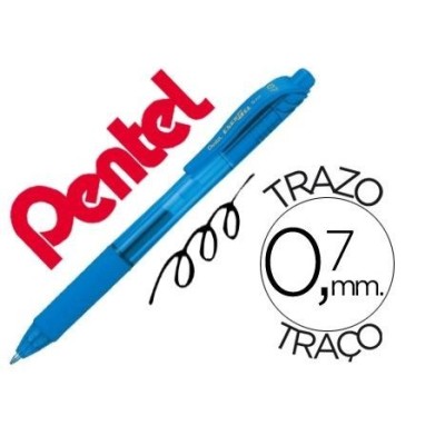 ESFEROGRAFICA ROLLER PENTEL ENERGEL BL107 0.7mm AZUL CEU