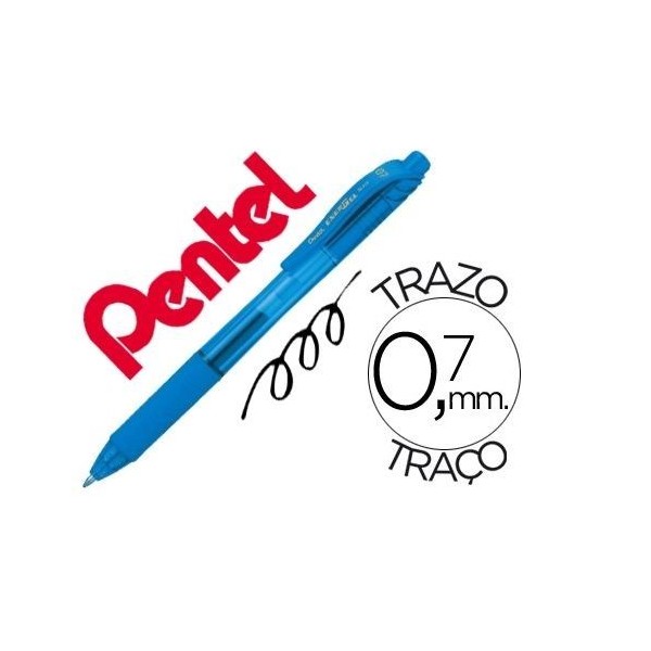 ESFEROGRAFICA ROLLER PENTEL ENERGEL BL107 0.7mm AZUL CEU