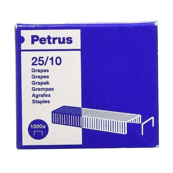 AGRAFES PETRUS Nº 25/10 1000unid.