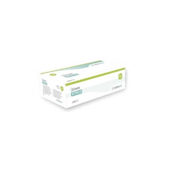 LUVAS VITRYLO DESCARTAVEIS TAMANHO M  Cx100