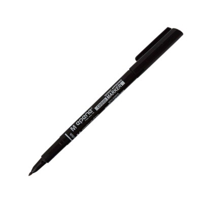 MARCADOR ACETATO PERMANENTE EPENE PT MEDIA 1.0mm - PRETO
