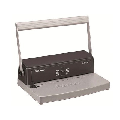 ENCADERNADORA MANUAL FELLOWES 50 P/ESPIRAL METAL FURA 12FLS