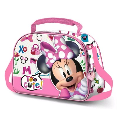 LANCHEIRA TERMICA DISNEY MINNIE MOUSE TOO CUTE 3D 2024