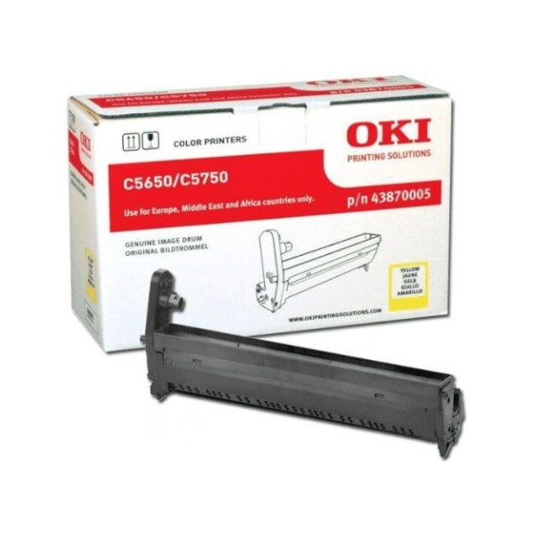 TAMBOR OKI C5650 AMARELO ORIGINAL