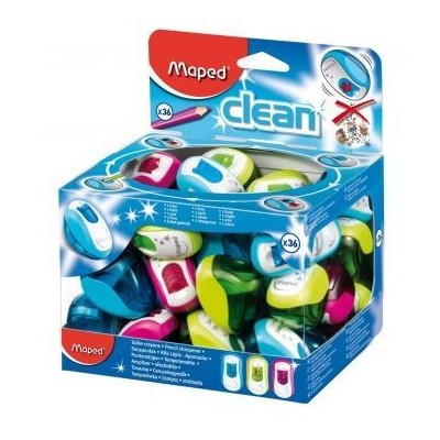 AFIA /APARA LAPIS MAPED C/ PROTEÇAO E DEPOSITO CORES SORTIDAS