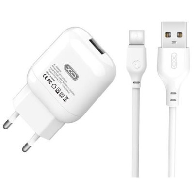 CARREGADOR P/ SMARTPHONE XO USB-C  C/ CABO USB 1MT