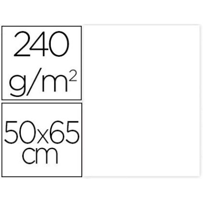 CARTOLINA 50x65cm  240/250gr. BRANCO