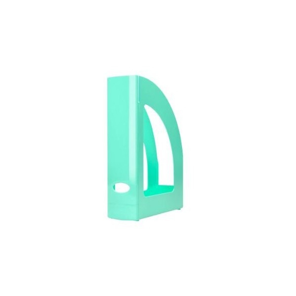 PORTA REVISTAS PLASTICO 320x250x80mm MENTA PASTEL
