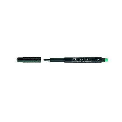 MARCADOR ACETATO PERMANENTE FABER-CASTELL 1.0MM M PRETO