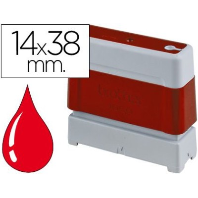 CARIMBO BROTHER 14x38mm VERMELHO