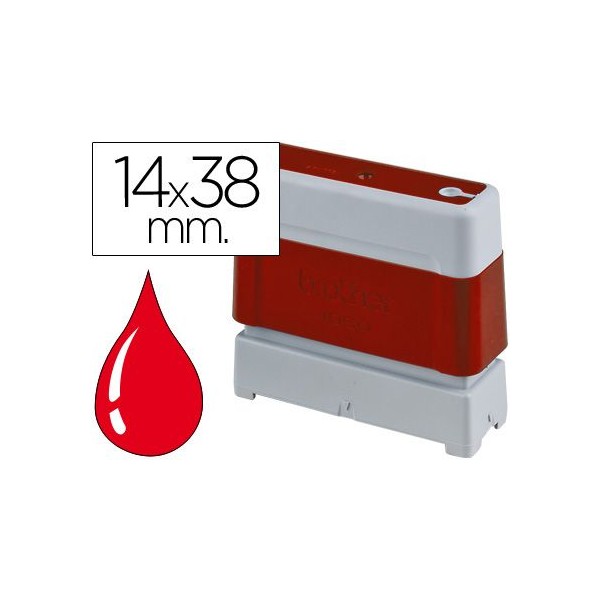 CARIMBO BROTHER 14x38mm VERMELHO