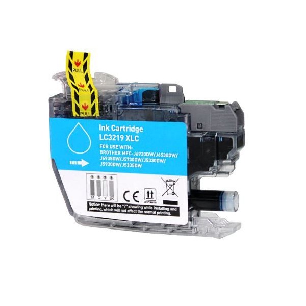 TINTEIRO COMPATIVEL C/ BROTHER LC3219XL CYAN