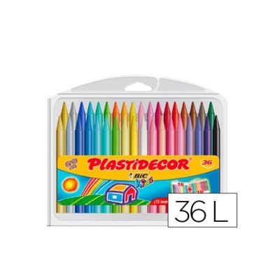 LAPIS DE CERA BIC 36 CORES