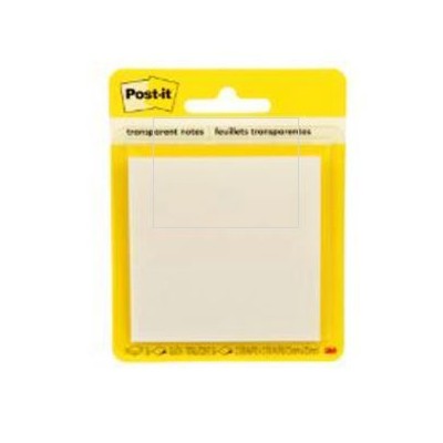 BLOCO Post-it® 73x73mm 36FLS TRANSPARENTE