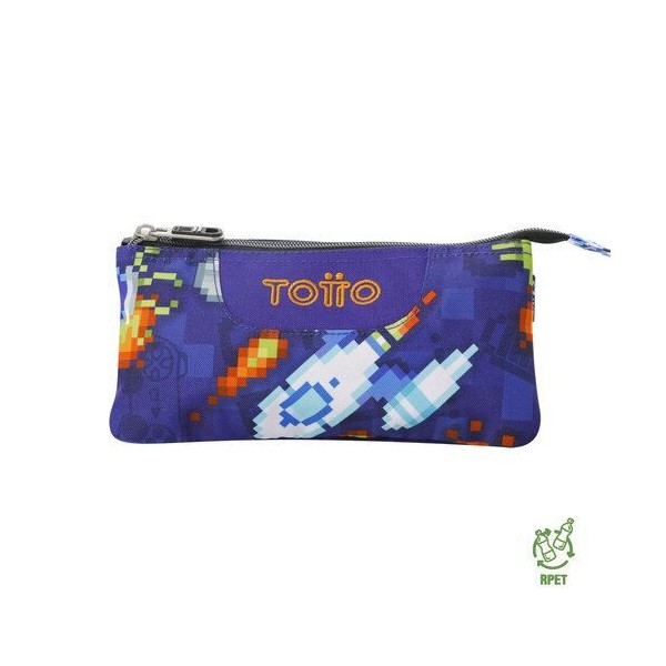 ESTOJO ESCOLAR TOTTO TABLERO 8KF 2025 TRIPLO