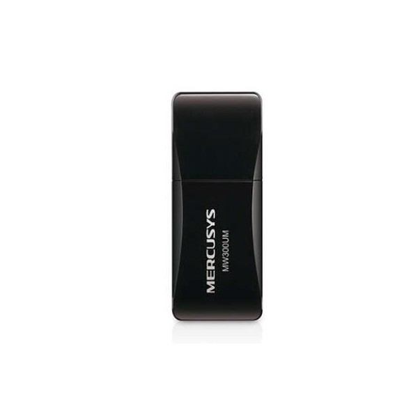 ADAPTADOR WIRELESS MERCUSYS USB NANO 300Mbps