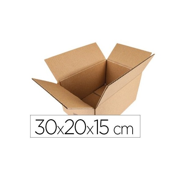 CAIXA CARTAO PAREDE DUPLA KRAFT 30x20x15cm