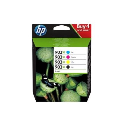 KIT 4 TINTEIROS HP 903XL (BK /C/M/Y) ORIGINAL